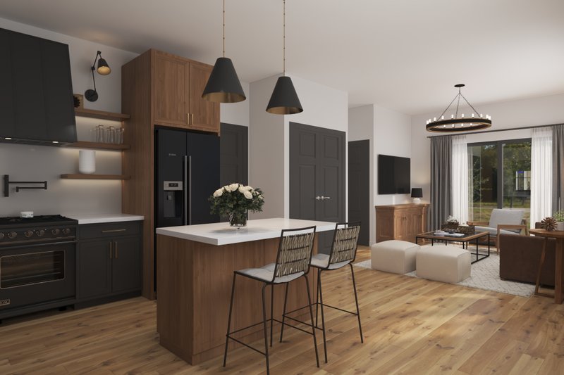 House Blueprint - Interior - Other 1 for Barndominium House Plan #1070-270 - 1 bed, 1 bath
