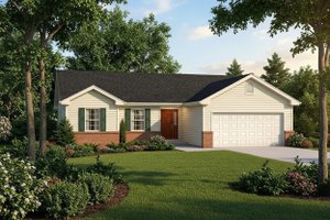 House Design - Ranch Exterior - Front Elevation Plan #22-534