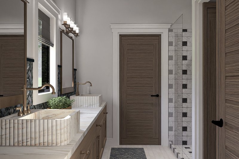 House Plan Design - Interior - Master Bathroom 1 for Modern House Plan #455-397 - 3 bed, 2 bath