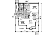 Country Style House Plan - 4 Beds 3 Baths 1784 Sq/Ft Plan #18-291 