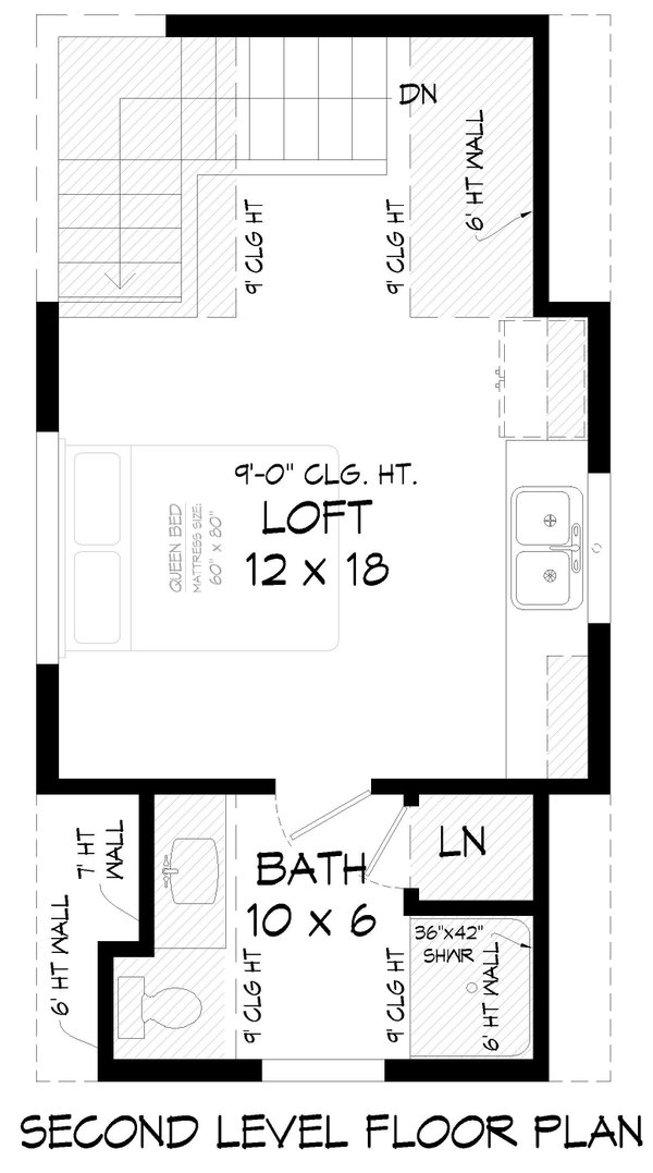 Country Floor Plan - Upper Floor Plan #932-1210