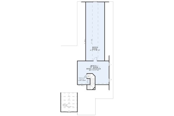 Floor Plan - Upper Floor for European House Plan #17-209 - 4 bed, 3.5 bath