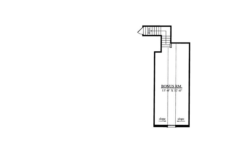 Architectural House Design - Floor Plan - Other Floor for Southern House Plan #42-395 - 4 bed, 2 bath