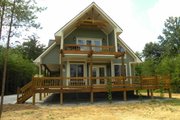 Cabin Style House Plan - 3 Beds 2 Baths 1370 Sq/Ft Plan #118-113 