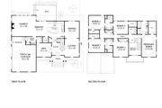 Colonial Style House Plan - 5 Beds 3.5 Baths 3478 Sq/Ft Plan #1053-98 Floor 