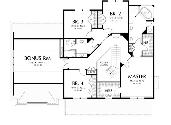 Country Floor Plan - Main Floor Plan #48-183