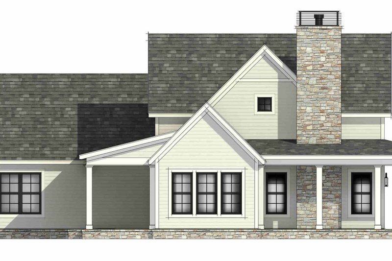 Dream House Plan - Exterior - Other Elevation for Farmhouse House Plan #1096-131 - 3 bed, 2.5 bath