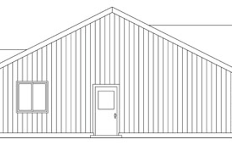 House Plan Design - Exterior - Other Elevation for Ranch House Plan #124-769 - 3 bed, 2 bath