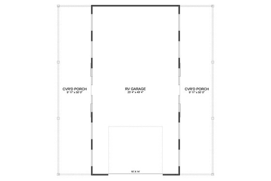 Floor Plan - Main Floor for Traditional House Plan #1060-276, 0 bath