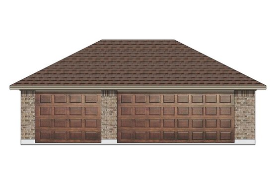 Exterior - Front Elevation for Traditional House Plan #84-443, 0 bath