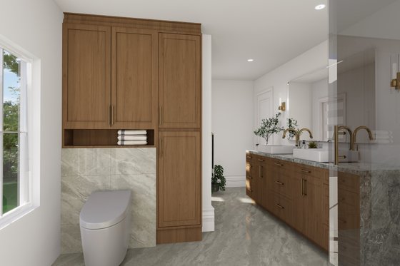 Interior - Master Bathroom 1 for Contemporary House Plan #23-2825 - 3 bed, 1.5 bath