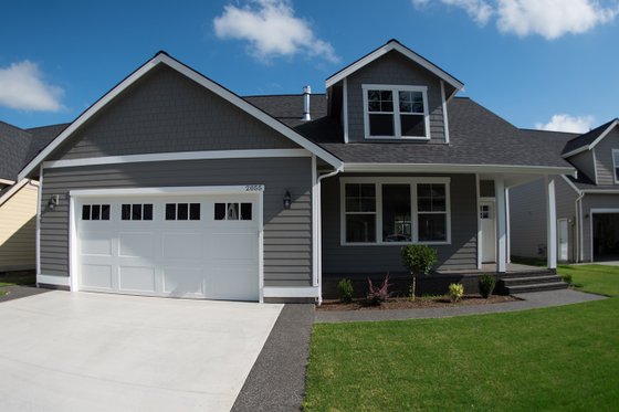 Exterior - Front Elevation 3 for Craftsman House Plan #1070-20 - 4 bed, 3 bath