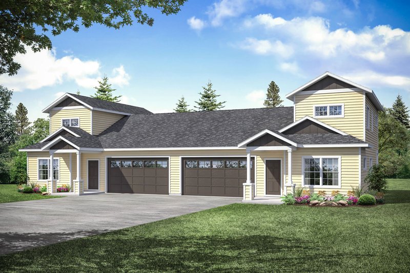 Dream House Plan - Traditional Exterior - Front Elevation Plan #124-1293