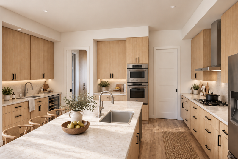 Home Plan - Interior - Kitchen for Contemporary House Plan #48-1235 - 3 bed, 2 bath