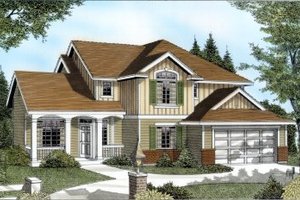 Traditional Exterior - Front Elevation Plan #100-224
