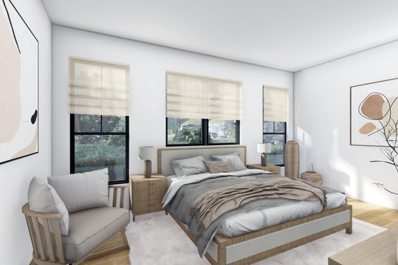 Interior - Bedroom 1 for Craftsman House Plan #54-500 - 3 bed, 3.5 bath