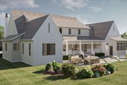 Cottage Style House Plan - 4 Beds 3.5 Baths 3854 Sq/Ft Plan #455-598 Exterior 