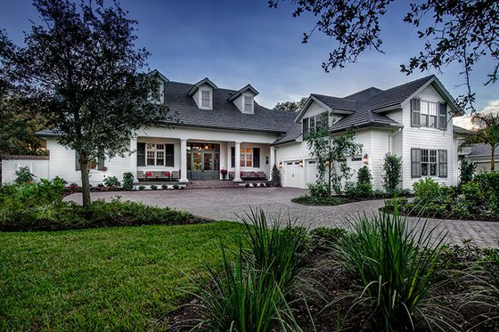 Exterior - Front Elevation 3 for Southern House Plan #930-534 - 4 bed, 5.5 bath