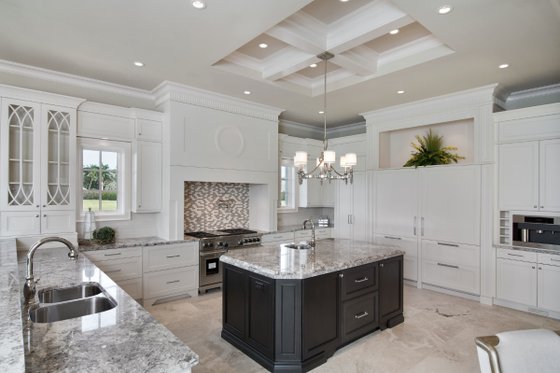 Interior - Kitchen for Mediterranean House Plan #548-5 - 5 bed, 5.5 bath