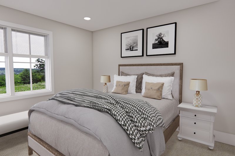 Dream House Plan - Interior - Bedroom 2 for Country House Plan #51-1568 - 4 bed, 3.5 bath