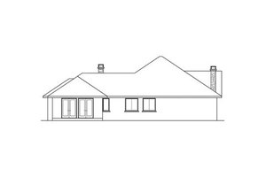 Exterior - Other Elevation 1 for European House Plan #124-832 - 3 bed, 2.5 bath