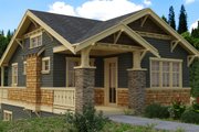 Craftsman Style House Plan - 2 Beds 1 Baths 980 Sq/Ft Plan #895-37 