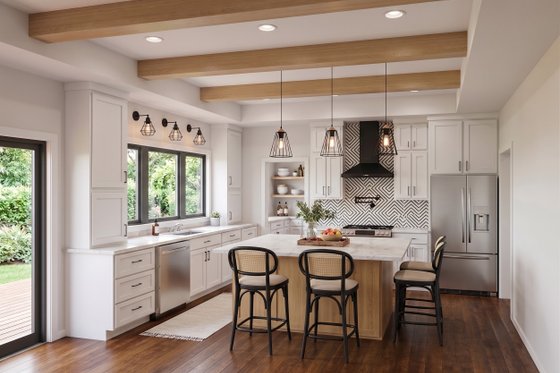 Interior - Kitchen for Country House Plan #1089-74 - 3 bed, 2 bath