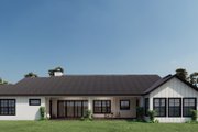 Farmhouse Style House Plan - 4 Beds 4 Baths 3340 Sq/Ft Plan #1110-45 Exterior 