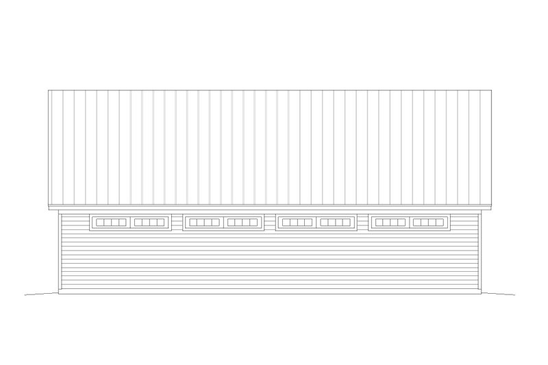 House Design - Exterior - Rear Elevation for Country House Plan #932-266, 0 bath