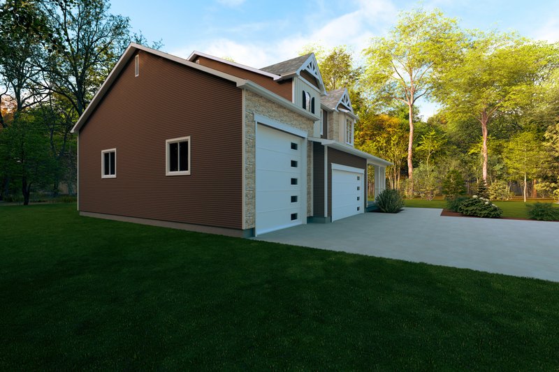 House Blueprint - Exterior - Other Elevation 1 for Farmhouse House Plan #1111-15 - 4 bed, 2.5 bath