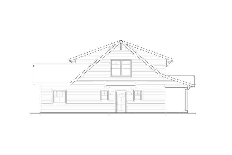 Architectural House Design - Exterior - Other Elevation for Country House Plan #124-1228 - 3 bed, 2.5 bath