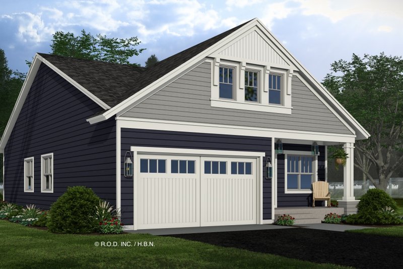Dream House Plan - Exterior - Front Elevation 4 for Bungalow House Plan #51-1333 - 3 bed, 2 bath