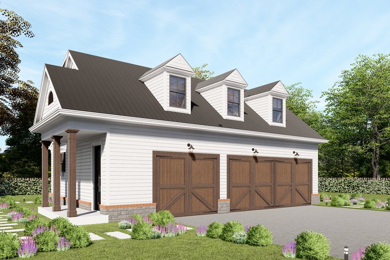 House Blueprint - Exterior - Other Elevation 5 for Country House Plan #54-554, 0 bath