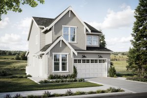 Home Plan - Farmhouse Exterior - Front Elevation Plan #1114-112