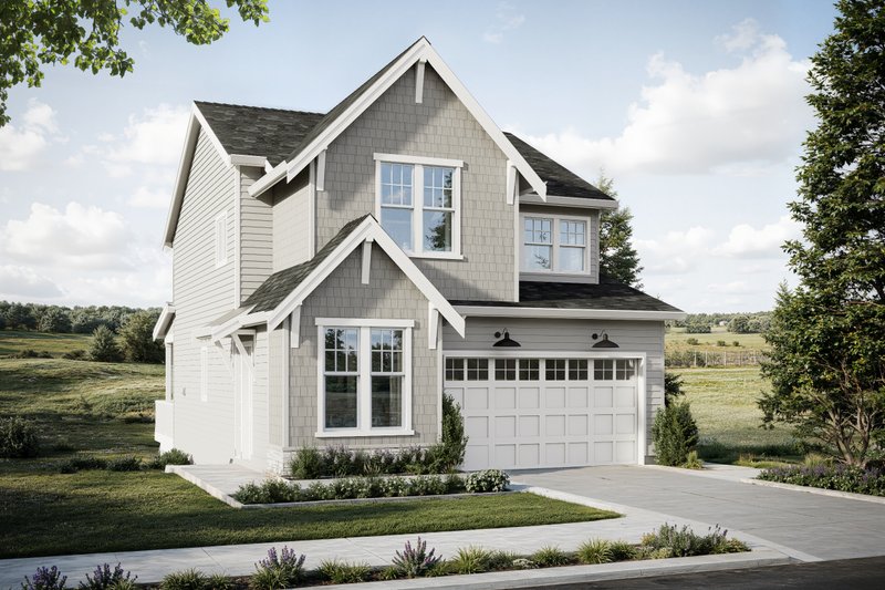 Home Plan - Farmhouse Exterior - Front Elevation Plan #1114-112