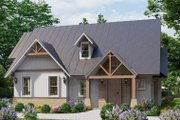 Craftsman Style House Plan - 3 Beds 2 Baths 1702 Sq/Ft Plan #54-557 