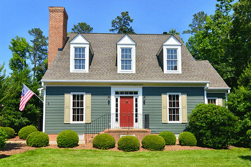 Home Plan - Colonial Exterior - Front Elevation Plan #137-204