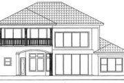Mediterranean Style House Plan - 3 Beds 4 Baths 3038 Sq/Ft Plan #27-291 
