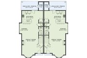 European Style House Plan - 2 Beds 2.5 Baths 1764 Sq/Ft Plan #17-2527 
