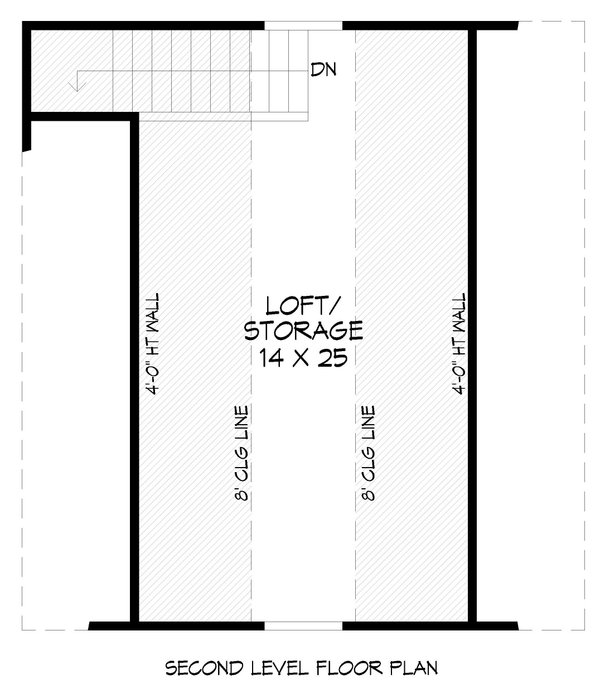 Home Plan - Floor Plan - Upper Floor for Craftsman House Plan #932-1377, 0 bath