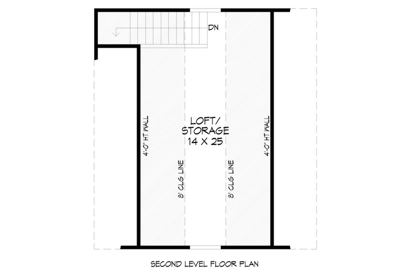 Home Plan - Floor Plan - Upper Floor for Craftsman House Plan #932-1377, 0 bath