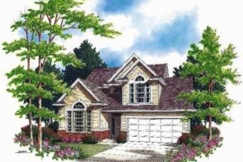 Home Plan - Traditional Exterior - Front Elevation Plan #48-137