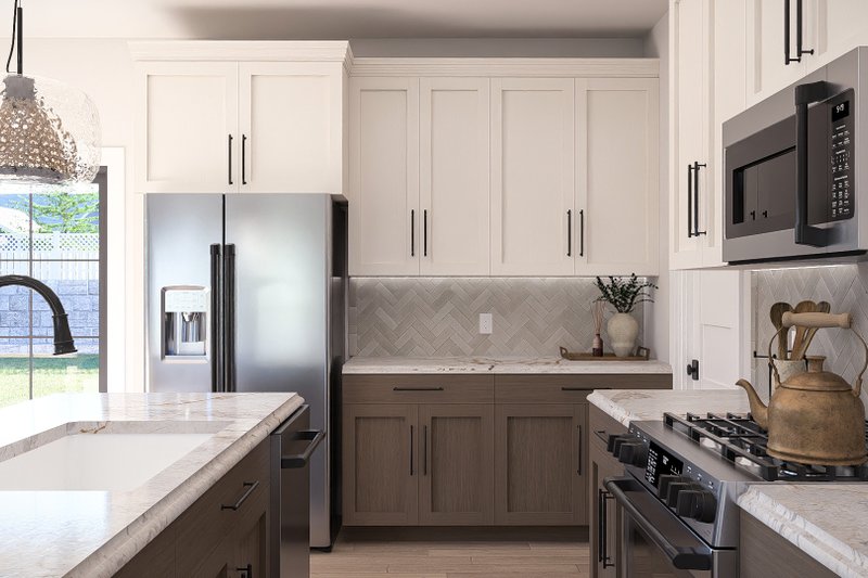 Architectural House Design - Interior - Kitchen 1 for Traditional House Plan #455-741 - 3 bed, 2.5 bath