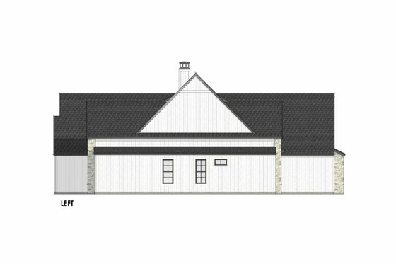 Exterior - Other Elevation 1 for European House Plan #1096-63 - 4 bed, 3.5 bath