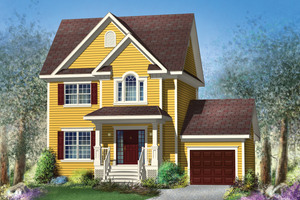Traditional Exterior - Front Elevation Plan #25-4579