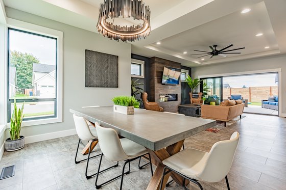 Interior - Dining Room for Contemporary House Plan #1070-153 - 3 bed, 2.5 bath