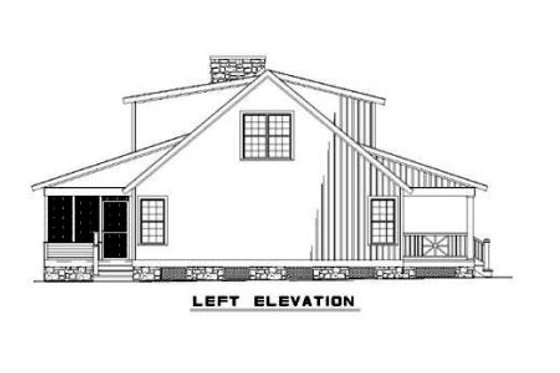 Exterior - Other Elevation for Farmhouse House Plan #17-2016 - 4 bed, 4 bath