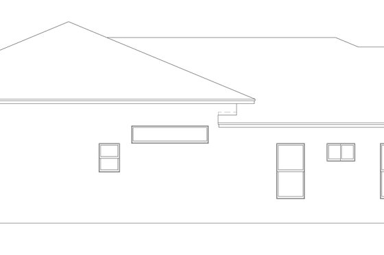 Exterior - Other Elevation for Contemporary House Plan #1058-216 - 3 bed, 2.5 bath