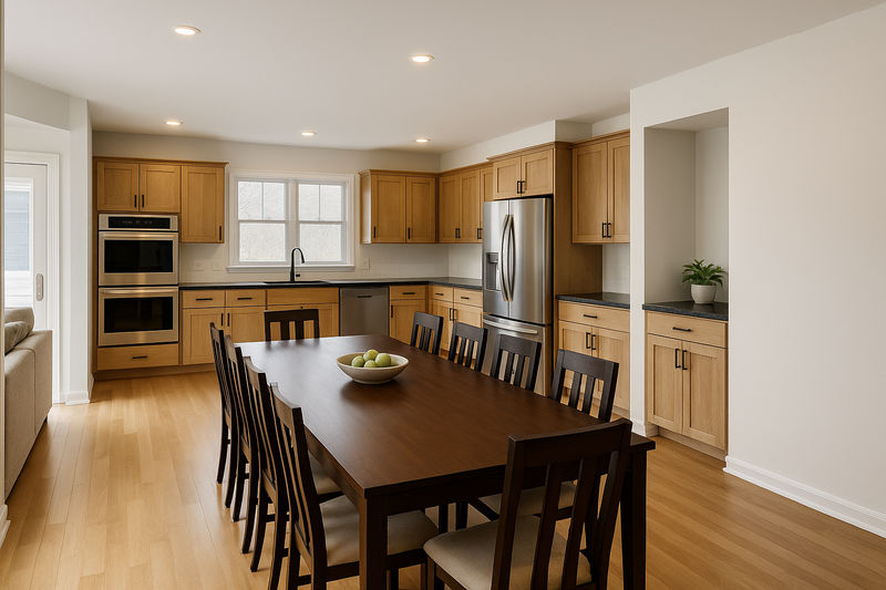 House Blueprint - Interior - Dining Room for Traditional House Plan #1115-3 - 4 bed, 3.5 bath