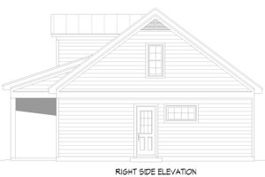 Exterior - Other Elevation 1 for Country House Plan #932-445 - 2 bed, 2 bath